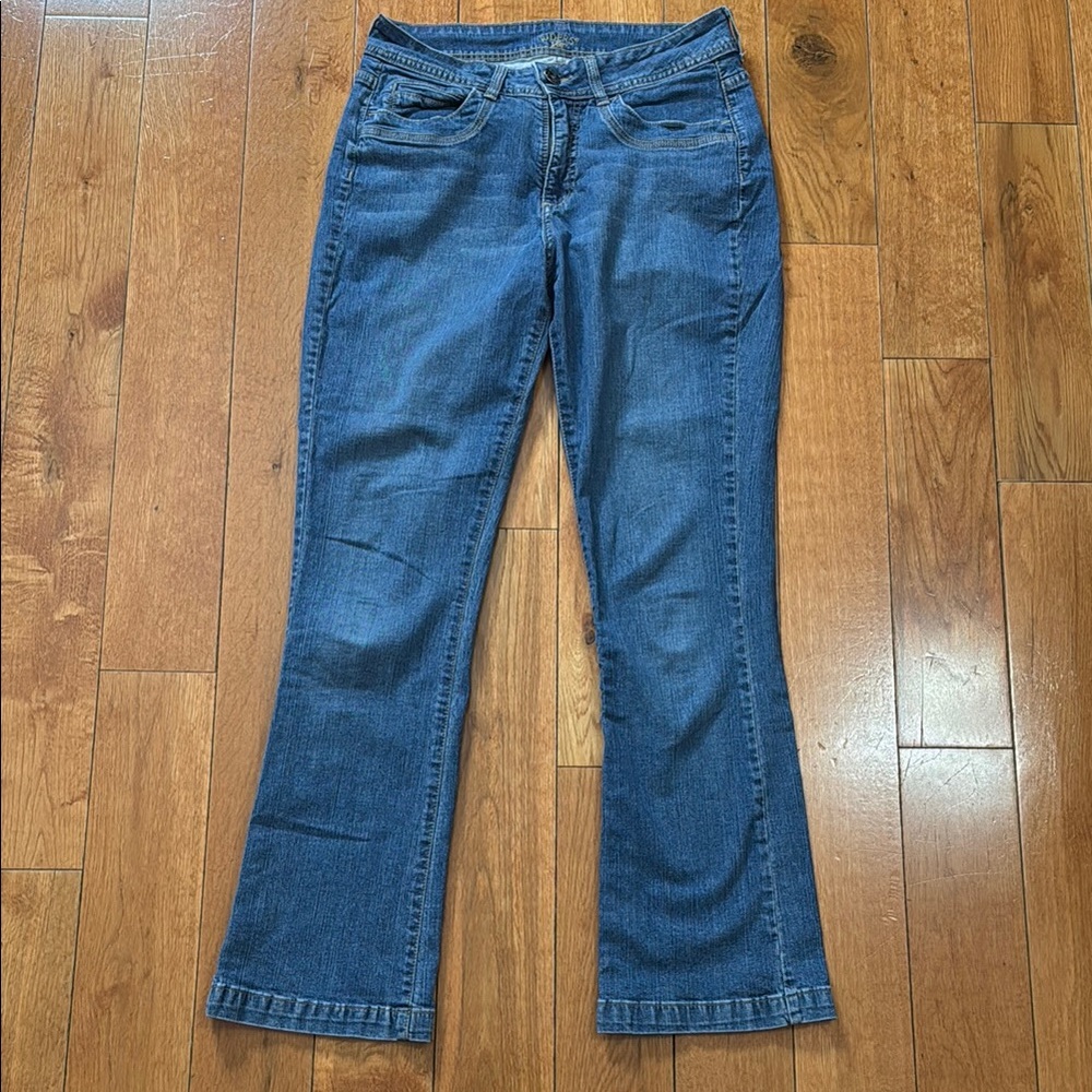 Riders By Lee womens denim jeans size 10 front/back pockets.